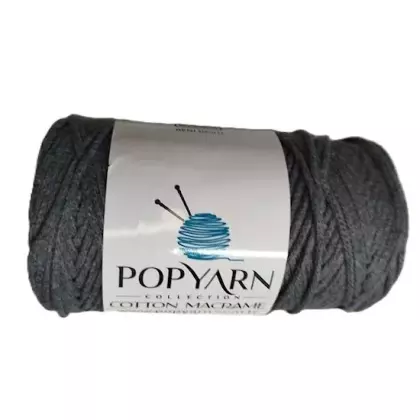 Cotton macrame tm. šedá
