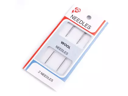 Jehly ostré na vlnu a stužkové vyšívání