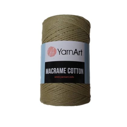 Pletací příze Macrame Cotton 250g zelenkavá