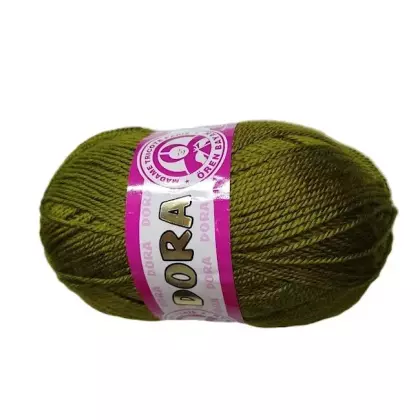 Příze Dora 100g světlá khaki