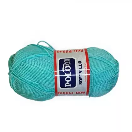 Příze SOFTY LUX azurová100g nežmolkující