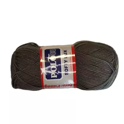 Příze SOFTY LUX  tmavě šedá 100g nežmolkující