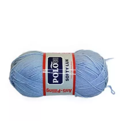 Příze SOFTY LUX světle modrá 100g nežmolkující