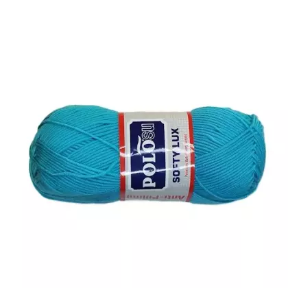 Příze SOFTY LUX tyrkysová 100g nežmolkující