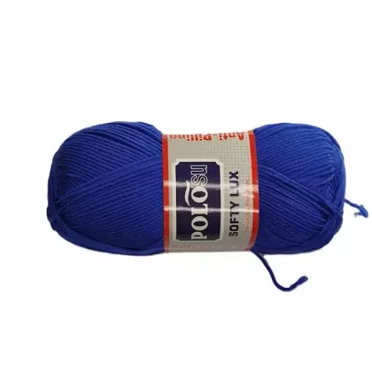 Příze SOFTY LUX královská modř 100g nežmolkující