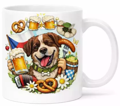 Hrnek 330 ml český fousek