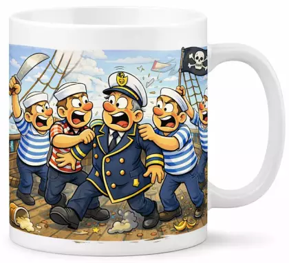 Hrnek s potiskem 330 ml vzpoura na lodi