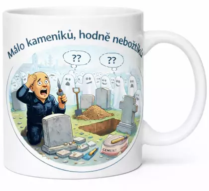 Hrnek 330 ml nebožtíci