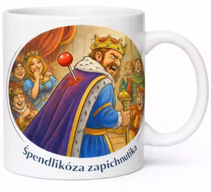 Hrnek s potiskem 330 ml Špendlikoza zapichnutika