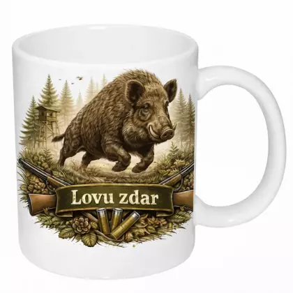 Hrnek 330 ml divočák s popisem
