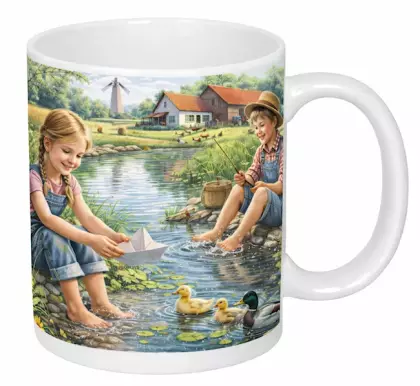 Hrnek 330 ml léto na farmě III