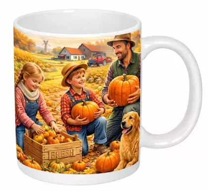 Hrnek 330 ml podzim na farmě I