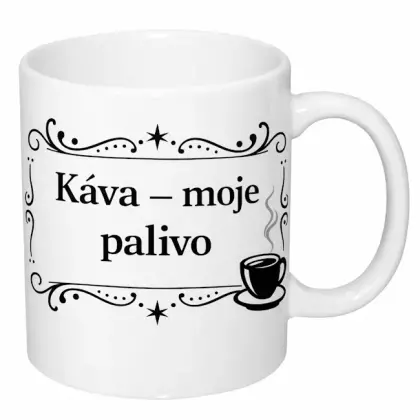 Hrnek 330 ml káva palivo