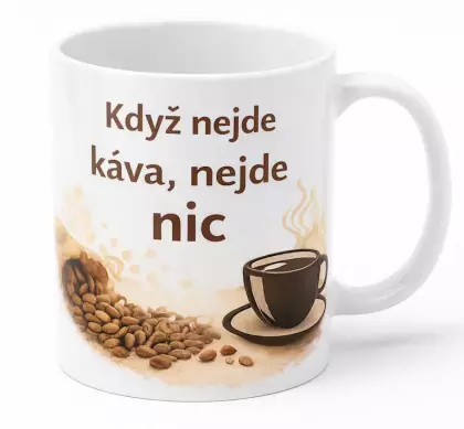 Hrnek 330 ml nejde káva