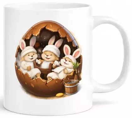 Hrnek 330 ml zajíčková pohoda