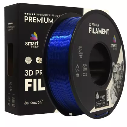 SmartPrint PETG transparentní modrá 1,75mm