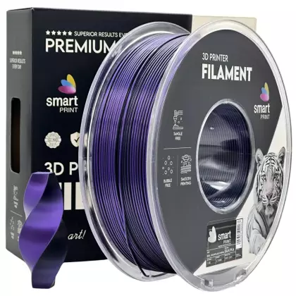 filament Smart Print PLA Silk Dual Color černá/fialová 1kg