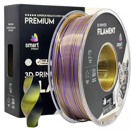 filament Smart Print PLA Silk TRI Color černá/zlatá/fialová 1kg