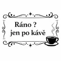 Hrnek 330 ml káva ráno