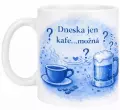 Hrnek s potiskem 330 ml možná kafe zelený