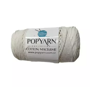 Cotton macrame přírodní