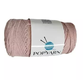 Cotton macrame starorůžová