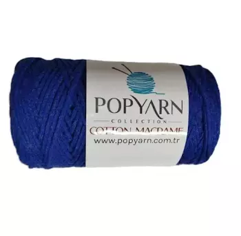 Cotton macrame námořnická modrá