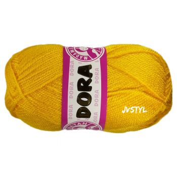 Příze DORA 100g, sytě žlutá