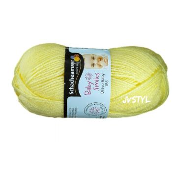 Příze BRAVO BABY SMILES 185, 50g, světle žlutá