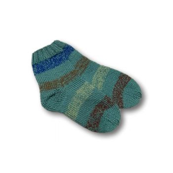 Pletené ponožky zelené