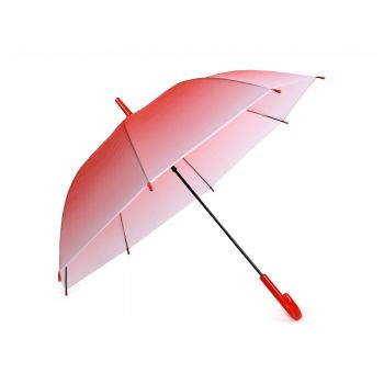 Vystřelovací deštník červený