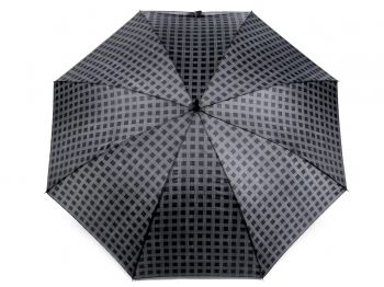Pánský vystřelovací deštník šedý