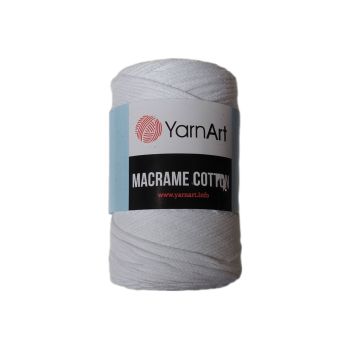 Pletací příze Macrame Cotton 250g bílá