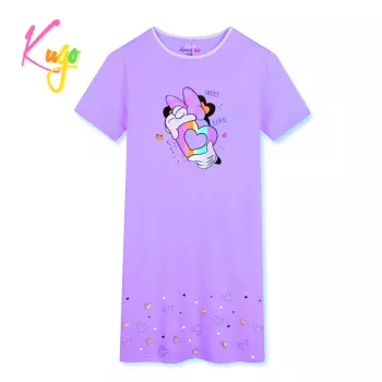Dívčí noční košile s krátkým rukávem fialová Minnie