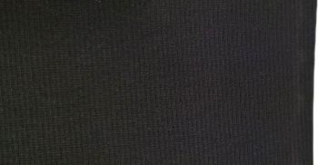 Hladký náplet černý š.2x35 cm