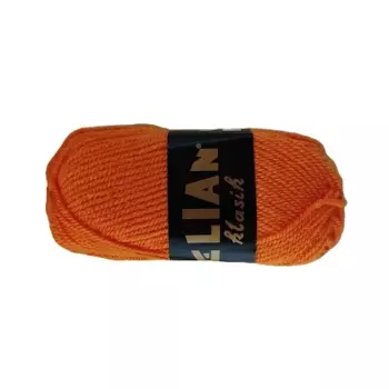 Příze Elian klasik oranžová, 50g