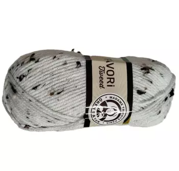 FAVORI TWEED BÍLÁ MELÍR