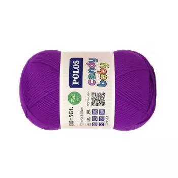 Příze CANDY Baby fialová 100g