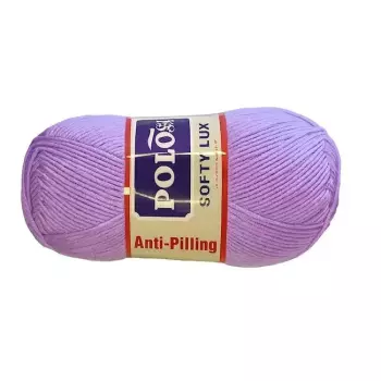 Příze SOFTY LUX světle fialová 100g nežmolkující