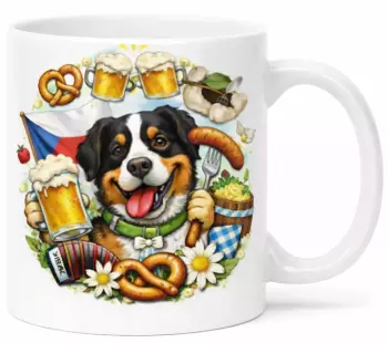 Hrnek 330 ml bernský salašnický pes