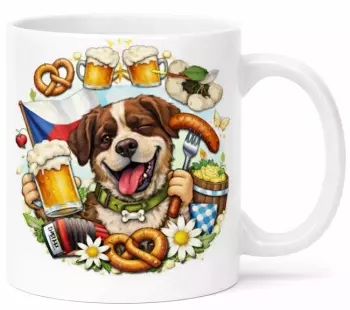 Hrnek 330 ml český fousek