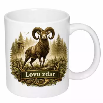 Hrnek 330 ml muflon s popisem