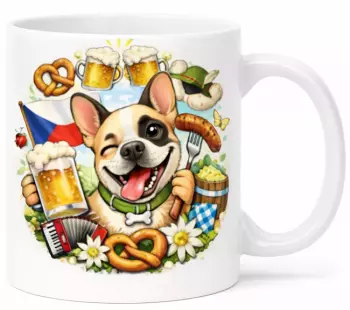 Hrnek 330 ml francouzký buldoček