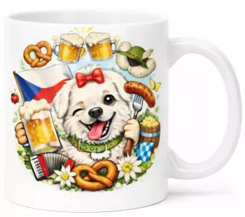 Hrnek 330 ml maltézský psík