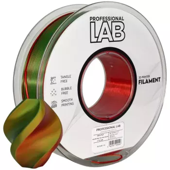 filament Professional Lab SILK TRI COLOR červená/žlutá/zelená 1,75mm 1kg