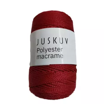 Polyester macrame Juskuv vínová střední